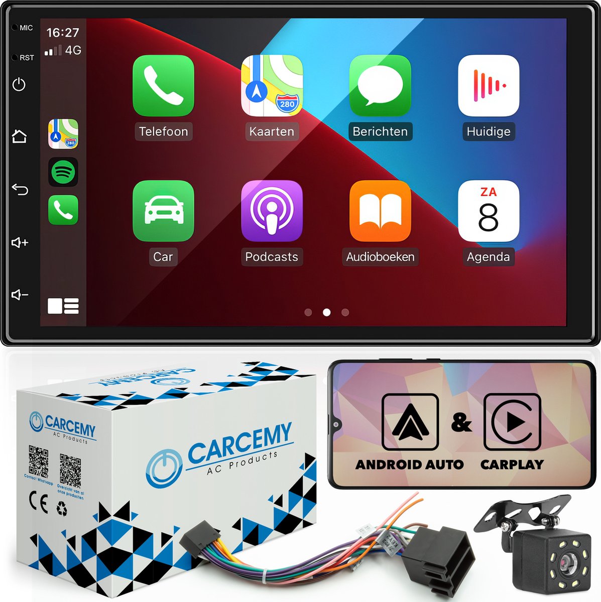 Auto Rádio 6,2 Ecrã Táctil Clear Type Bluetooth/USB/AUX Android - Pioneer