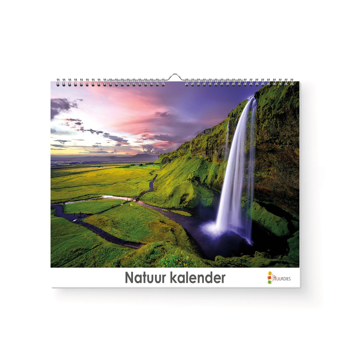 Natuurkalender 35x24 cm | Verjaardagskalender Natuur | Verjaardagskalender Volwassenen - Huurdies