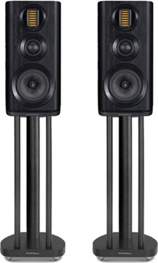 Wharfedale EVO 4.2 Zwart + EVO Stands Voordeelbundel (Volledige set 2x EVO 4.2 2x... bol