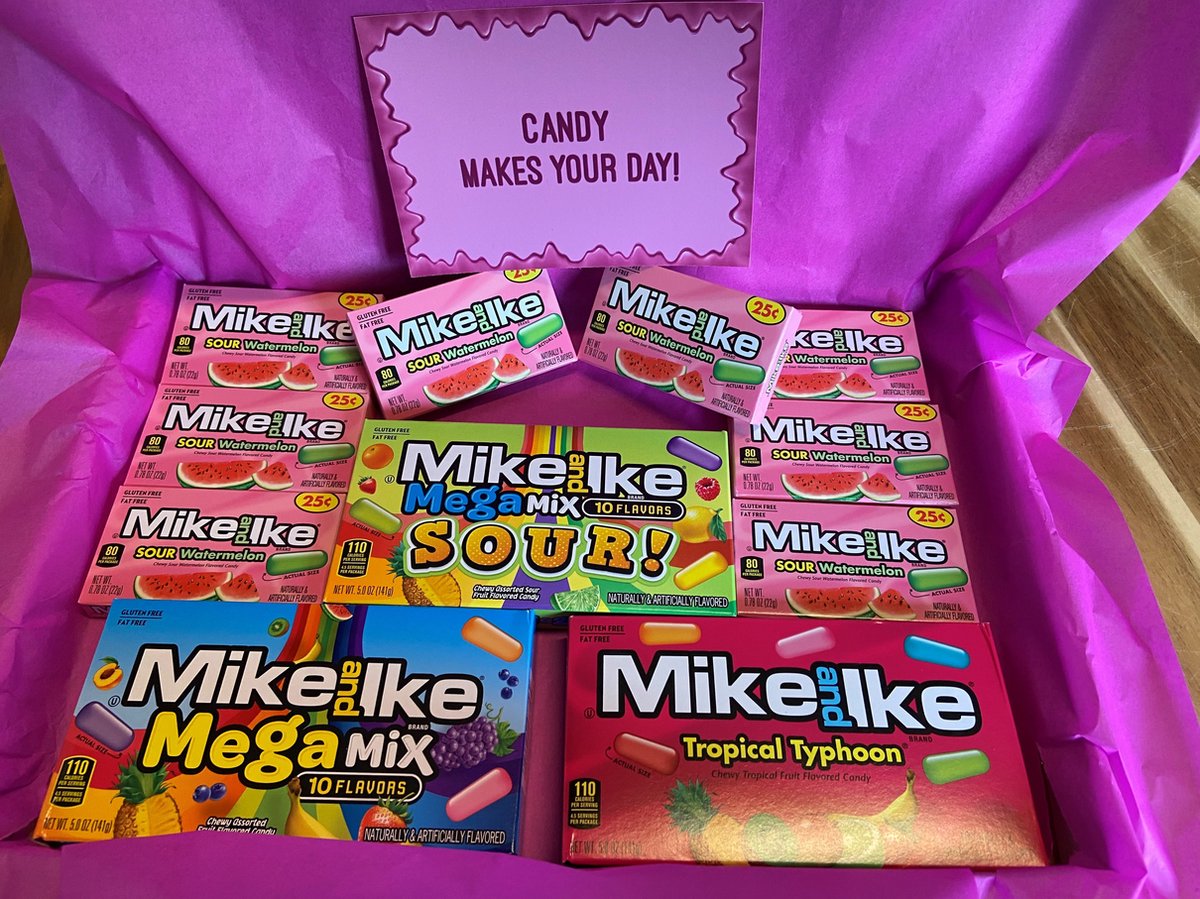 Mike and Ike Mix Box - Amerikaans snoep - snoep box - International ...