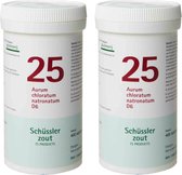 Pfluger Schussler Zout nr 25 Aurum Chloratum Natronatum D6 - 2 x 400 tabletten