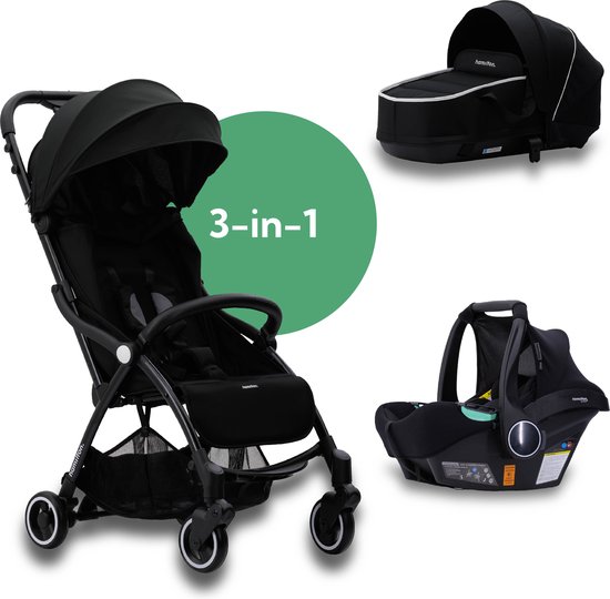 Hamilton by Yoop 3 in 1 Kinderwagen X1 Plus Stroller + Reiswieg + Zeno Plus...