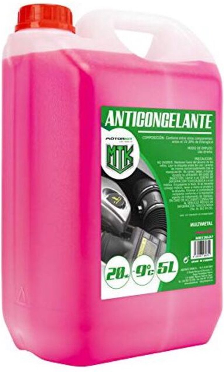 Antivries Motorkit -9º 20% Roze (5 L) - Motorkit