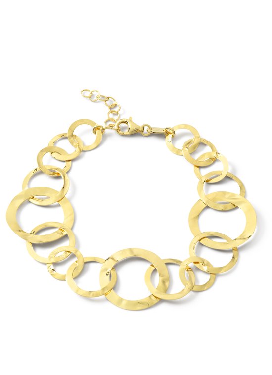 Casa Jewelry Bracelet Bouncy Argent Plaqué Or