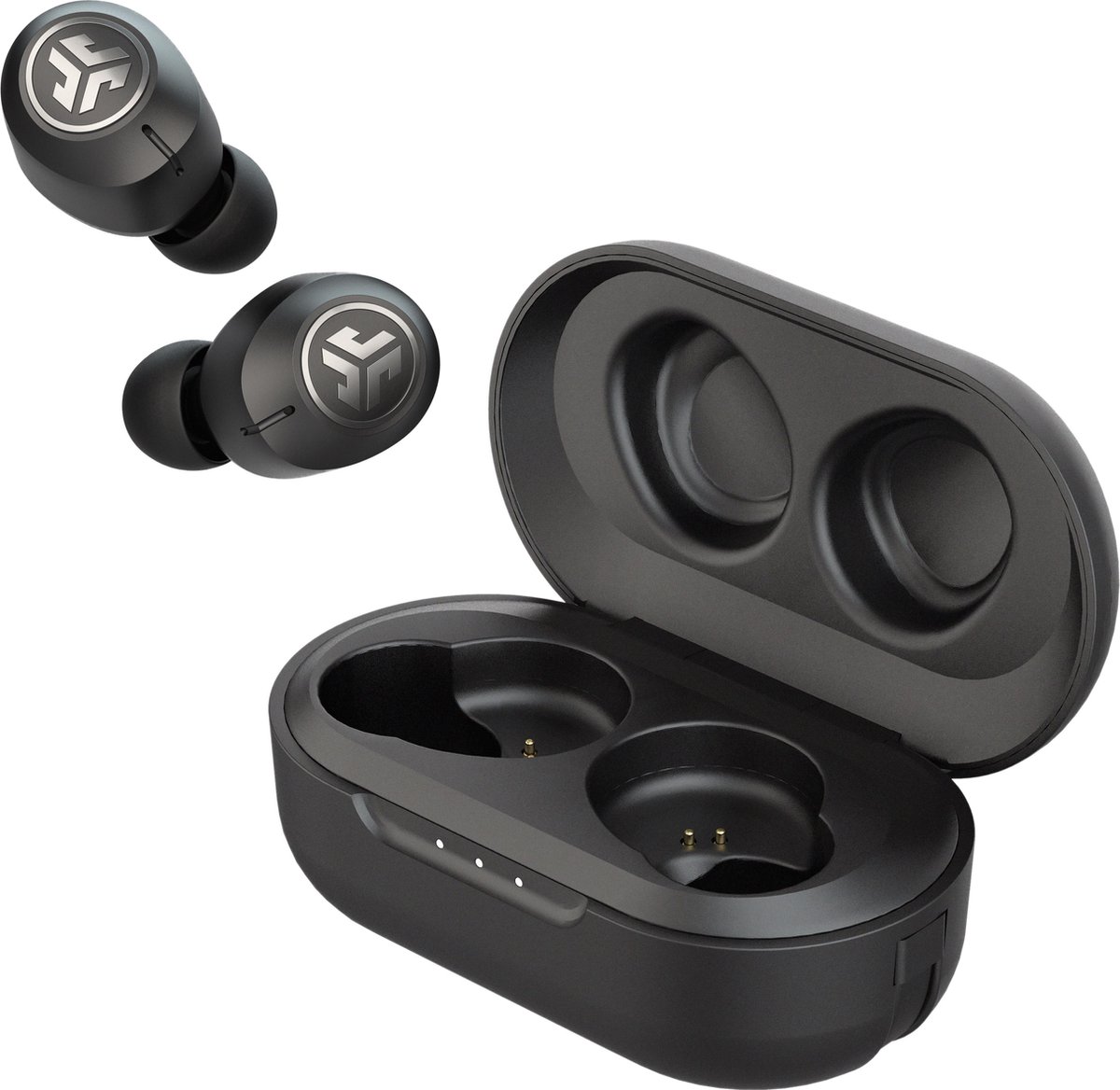 JLab JBuds Air ANC Volledig Draadloze Oortjes met Ruisonderdrukking - Draadloze Oordopjes - Bluetooth Oordopjes - Wireless earbuds - Draadloze Oortjes - Oplaadcase - Zwart