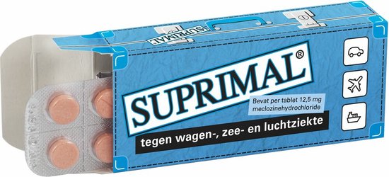 Foto: Suprimal reistabletten 1 x 10 tabletten