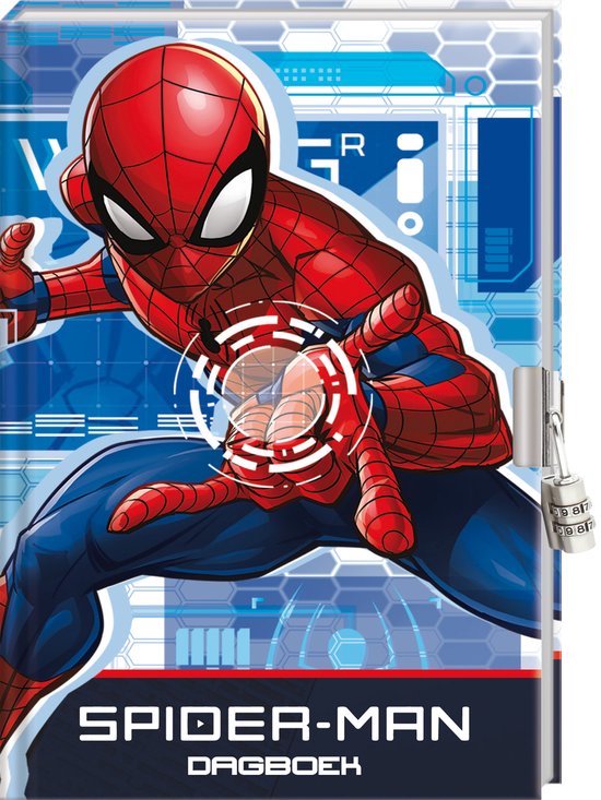 Spider-man Dagboek met cijferslot