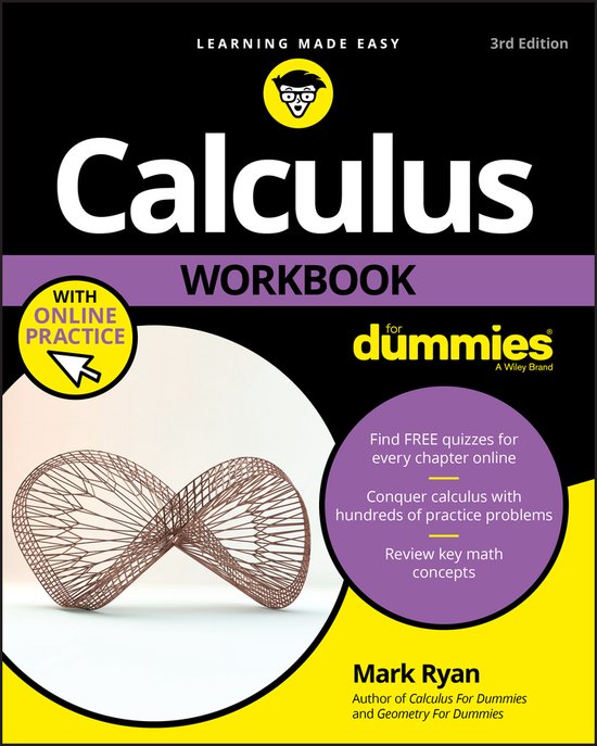 Calculus Workbook For Dummies with Online Practice - cover