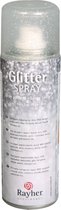 Rayher hobby materialen Spray - met glitters - zilver
