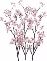 3x Branche de fleur de pommier rose 104 cm