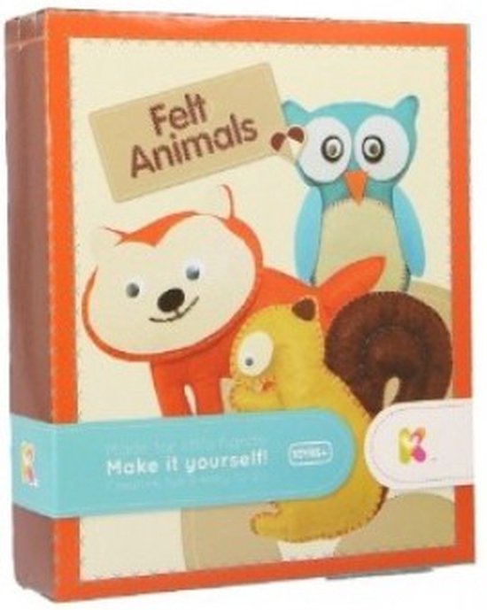 Kit Make your Own Felt Animals bol