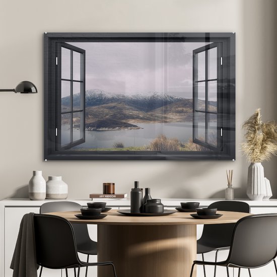 Peinture sur Verre - Voir à Travers - Paysage - Water - 90x60 cm - Peintures sur Verre Peintures - Photo sur Glas