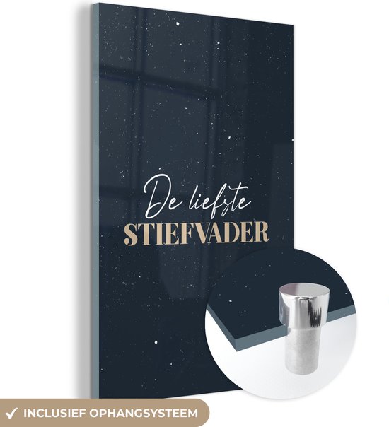 Cadeau man - Stiefvader - Vaderdag - De liefste stiefvader - Quotes - Spreuken - Vaderdag cadeautje - Cadeau voor vader en papa