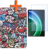 Hoes Geschikt voor Lenovo Tab P11 (2e Gen) Hoes Tri-fold Tablet Hoesje Case Met Screenprotector - Hoesje Geschikt voor Lenovo Tab P11 (2nd Gen) Hoesje Hardcover Bookcase - Graffity