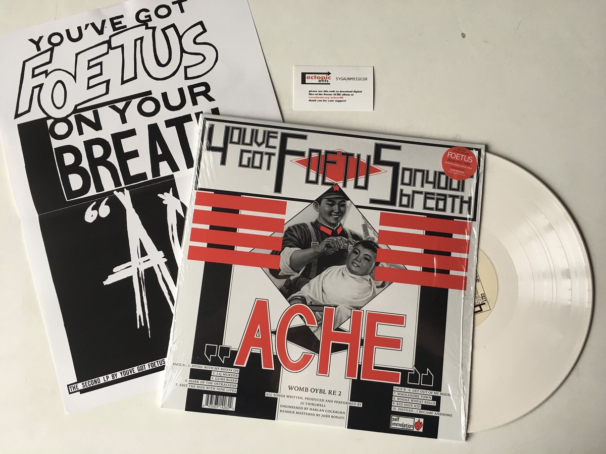 Foetus (You've Got Foetus On Your Breath) - Ache (White Vinyl)