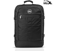 CabinMax Metz Reistas– Handbagage 30L Easyjet - Rugzak – Backpack - 45x35x20cm – Lichtgewicht - Zwart (MZ 30-BK)