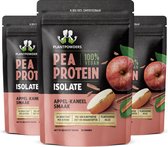 Plantpowders - Plantaardige Eiwitshake - Proteïne Poeder - Eiwitpoeder - Vegan Proteïne Shake - Appel / Kaneel - 3 x 1000 gram (99 shakes) - Vrienden Voordeelbundel