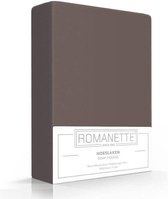 Luxe Verkoelend Hoeslaken - Taupe - 140x200 cm - Katoen - Romanette