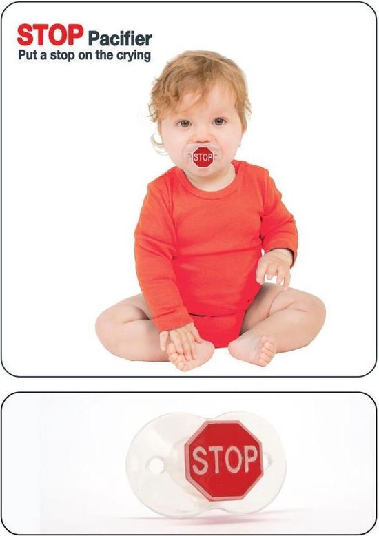 Bitten Baby Speen Pacifier - Stop teken