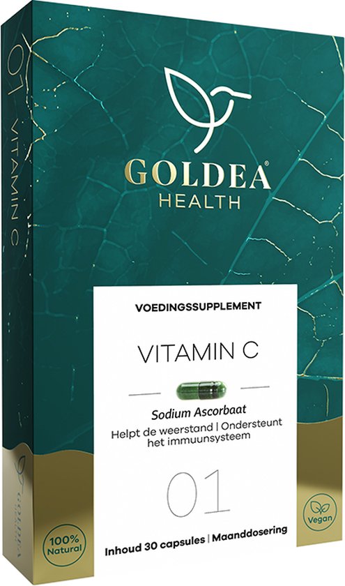 slang Herformuleren Economie Goldea Health Vitamine C - Vegan - Voedingssupplement - Sodium Ascorbaat -  1000mg - 30... | bol.com