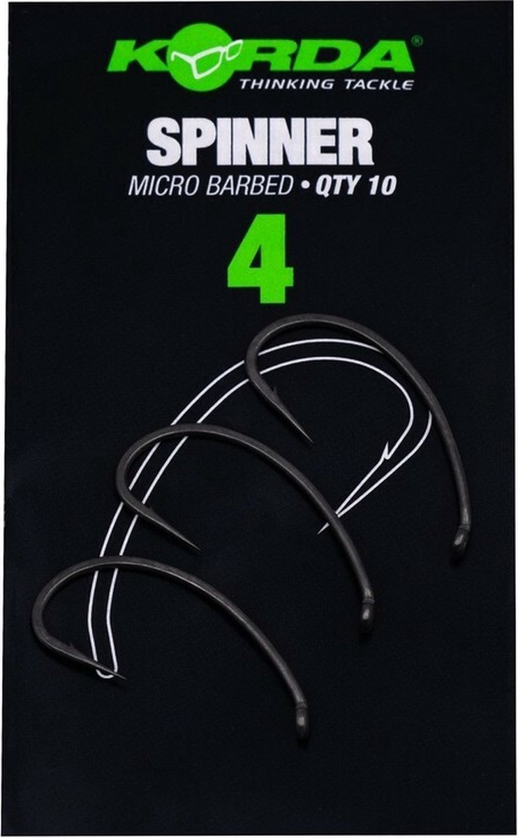 Korda Spinner Micro Barbed (10 pcs) - Maat : 4