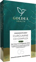 Goldea Health Curcumine C3 Extra - Vegan - Voedingssupplementen - 95% Curcumine - 30 capsules - Maanddosering