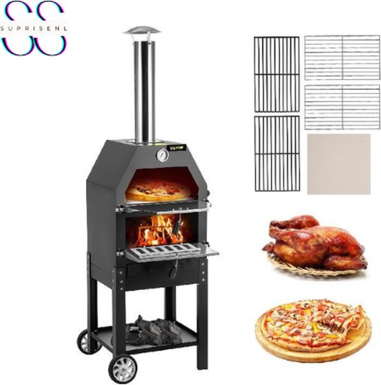 Pizza Oven Buiten Pizza Oven Houtgestookte BBQ Pizza steen BBQ