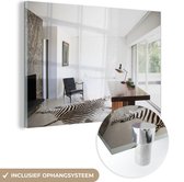 MuchoWow® Glasschilderij 90x60 cm - Schilderij acrylglas - Thuiskantoor - Foto op glas - Schilderijen
