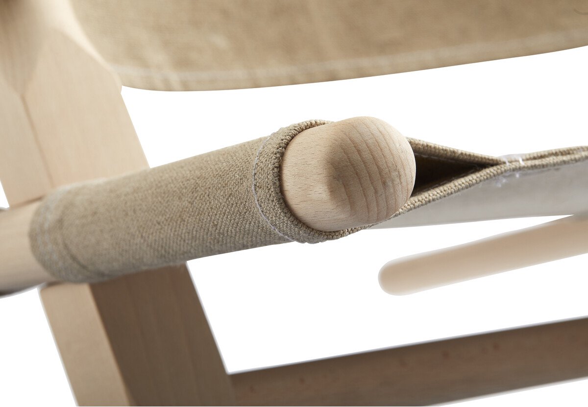 Nordisk Moesgaard Houten Stoel, beige