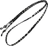 Fako Bijoux® - Brillenkoord - Inka - 70cm - Zwart/Wit