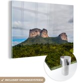 MuchoWow® Glasschilderij 90x60 cm - Schilderij acrylglas - d - Foto op glas - Schilderijen