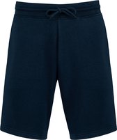 Bermuda homme bio en molleton Blue marine - XXL