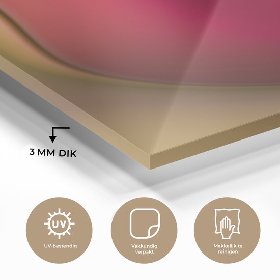 Peinture sur verre - Fond Abstrait - 30x20 cm - Peintures sur Verre Peintures - Photo sur Glas