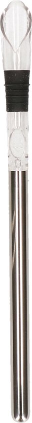 Svenska Living Wijnkoeler stick/staaf met schenkdop - RVS - 32 cm