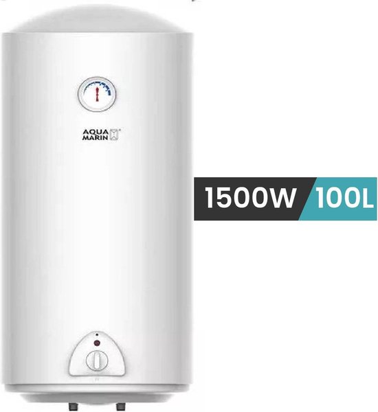 Boiler - 100 liter - Met ingebouwde thermometer - Antikalk - 1500W - 24,8  kg - Wit | bol.com