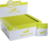 Sunleaf Thé Vert Citron | Thé vert Citroen - avec enveloppe | Boîte de présentation 100 pièces