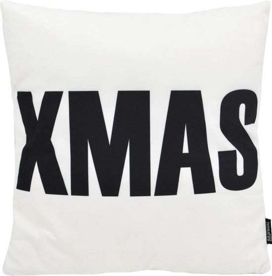 Sierkussen 'Kerst' XMAS White | 45 x 45 cm | Katoen/Polyester