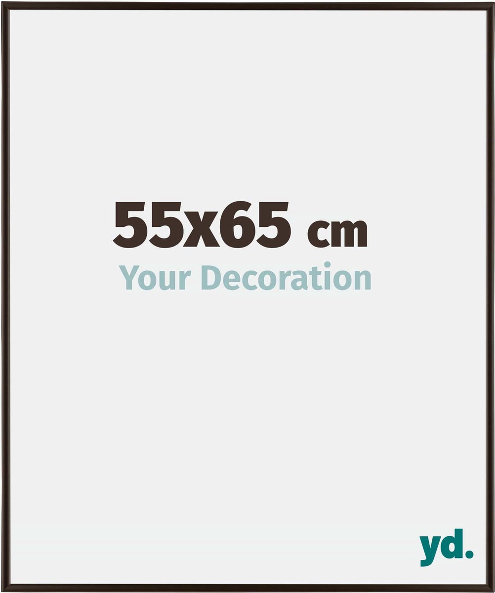 yd. Your Decoration - Fotolijst 55x65 cm - Kunststof - Antraciet - Evry