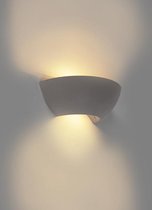 QAZQA chatou - Retro Wandlamp voor binnen - 1 lichts - D 150 mm - Grijs -  Woonkamer | Slaapkamer | Keuken