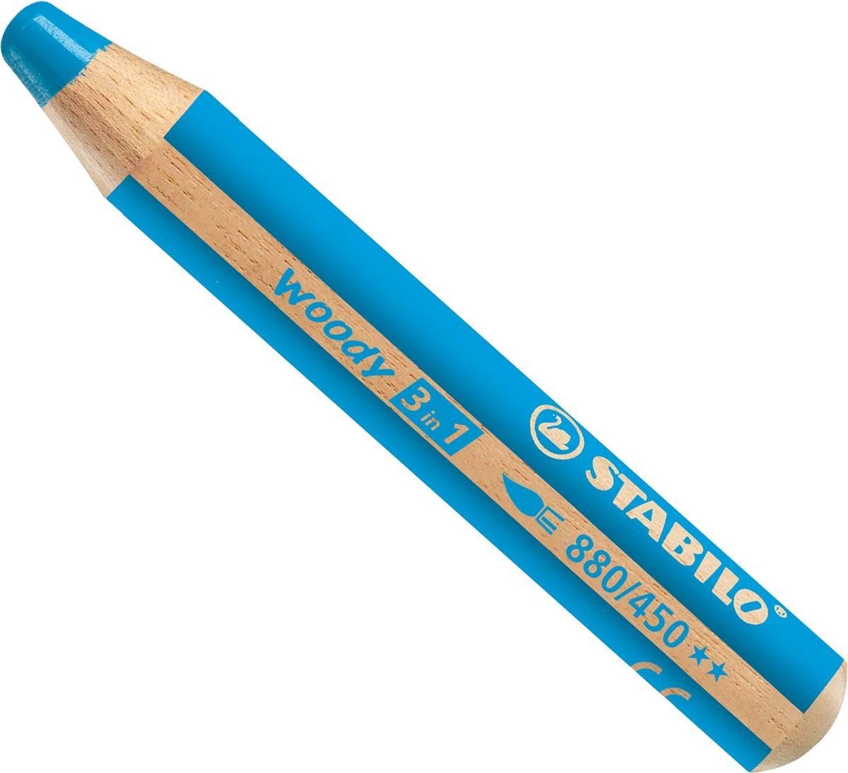 STABILO woody 3 in 1 - multitalent potlood - Lichtblauw - Per stuk