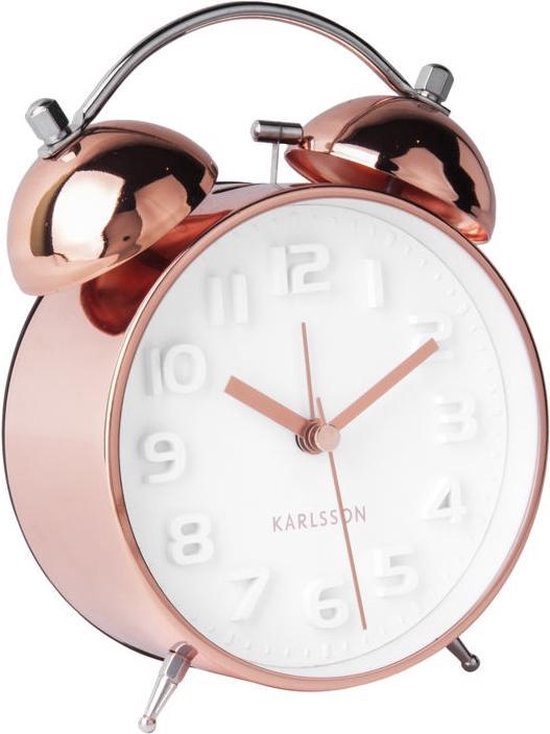 Alarm clock Mr. White Brushed Copper Case