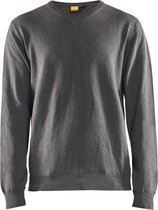 Blaklader Gebreide pullover 3590-1073 - Zwart Mêlee - 4XL