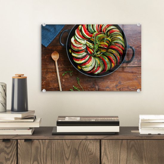 Peinture sur Verre - Plats - Légumes - Herbes - 30x20 cm - Peintures sur Verre Peintures - Photo sur Glas