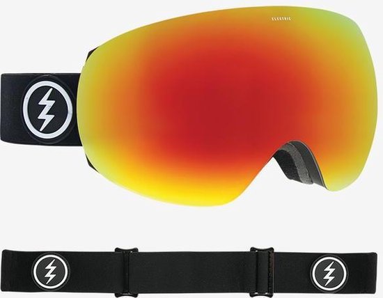 Omkleden Wijden tumor Electric skibril EG3 Zwart - met Brose Red Chrome lens | bol.com