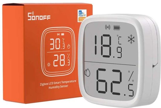 Foto: Sonoff snzb 02d zigbee lcd smart temperatuur luchtvochtigheid sensor