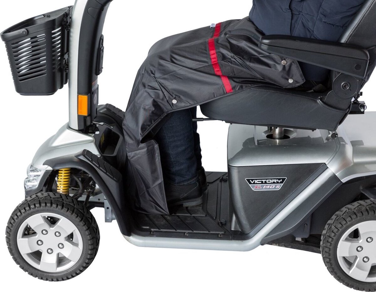 Couverture de jambe / couverture de genou de scooter de mobilité doublée -  imperméable