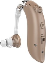 Pro Care Excellent Quality™ digitaal Intelligent Gehoorapparaat met geluid reductie - Met Bluetooth! - Oplaadbaar voor achter het oor (AHO) Universeel links of rechts - Kleur Beige