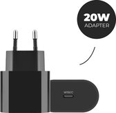 USB C Snellader 20W Adapter iPhone - Oplaadstekker - iPhone 14 , 13 en oude toestellen - Zwart