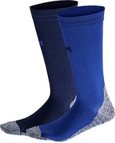 Xtreme Sockswear Compressie Sokken Hardlopen - 2 paar Hardloopsokken - Multi Blue - Compressiesokken - Maat 35/38