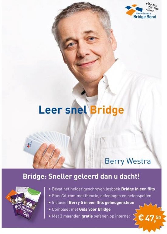 Cover van het boek 'Leer snel bridge' van Berry Westra